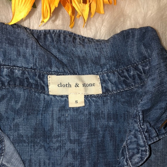 Cloth & Stone denim top - Picture 3 of 5